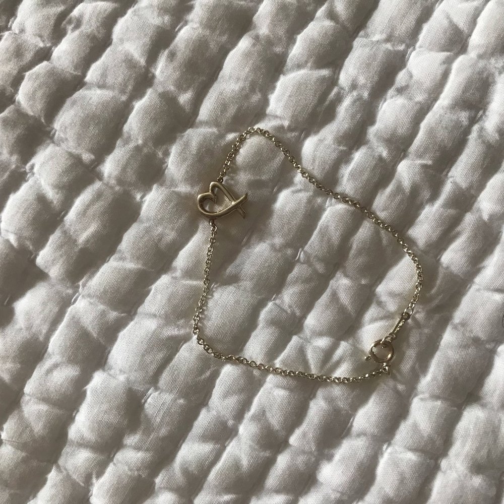 Tiffany Co. x Paloma Picasso Loving Heart Bracelet Silver
